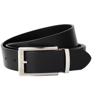 MALOOFDICK马洛夫蒂克皮带男无夹层皮裤带不锈钢针扣腰带M23PB243