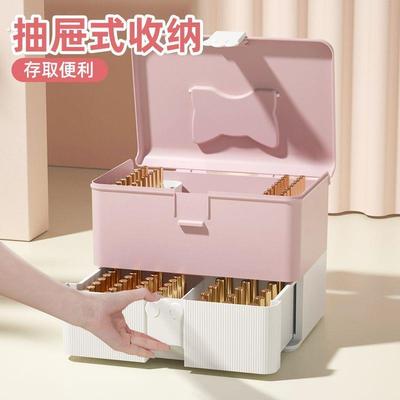 美甲工具箱大容量可放光疗机指甲油胶手提式多层收纳盒美甲师专用