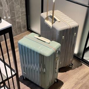 可扩展行李箱女旅行箱子24静音万向轮拉杆箱pc学生男小登机箱20寸