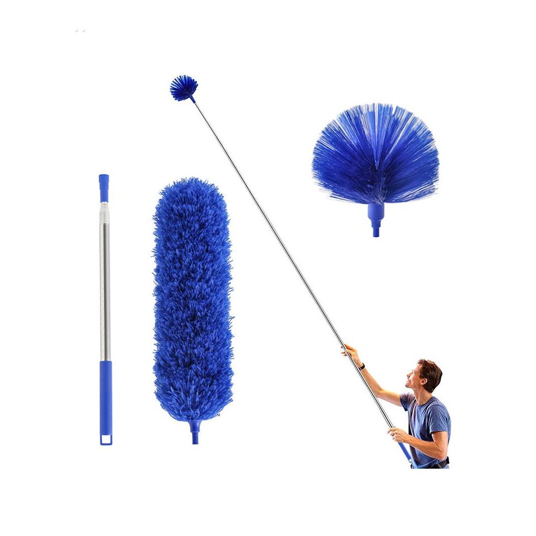 扫蜘蛛网神器可伸缩杆长扫把天花板房顶打扫灰尘掸子家用卫生保洁