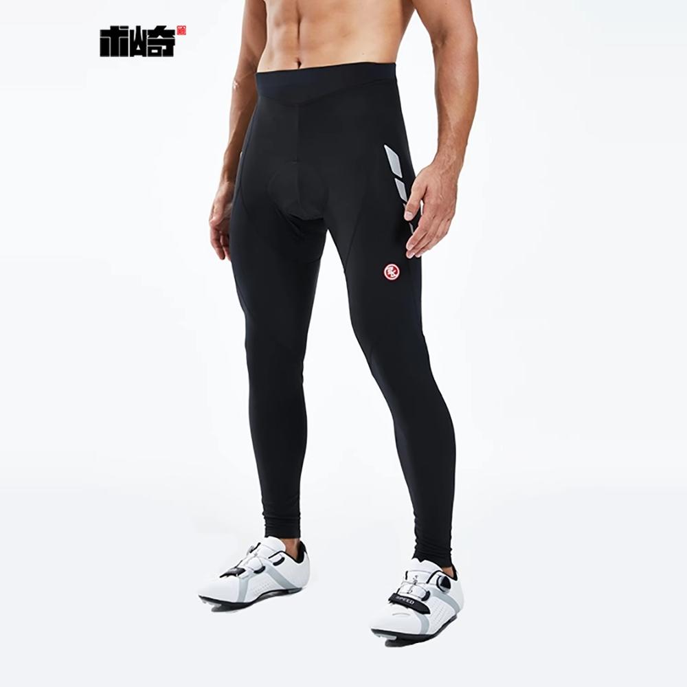 术崎自行车抓绒骑行裤男