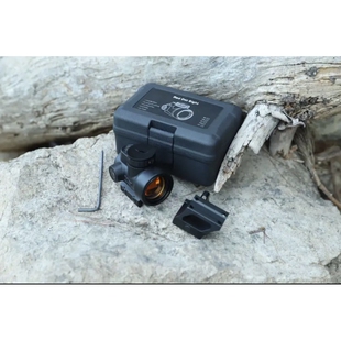 全金属全息镜瞄i准器高清虹膜红点MRO镀膜底板模型弹弓玩具器高透