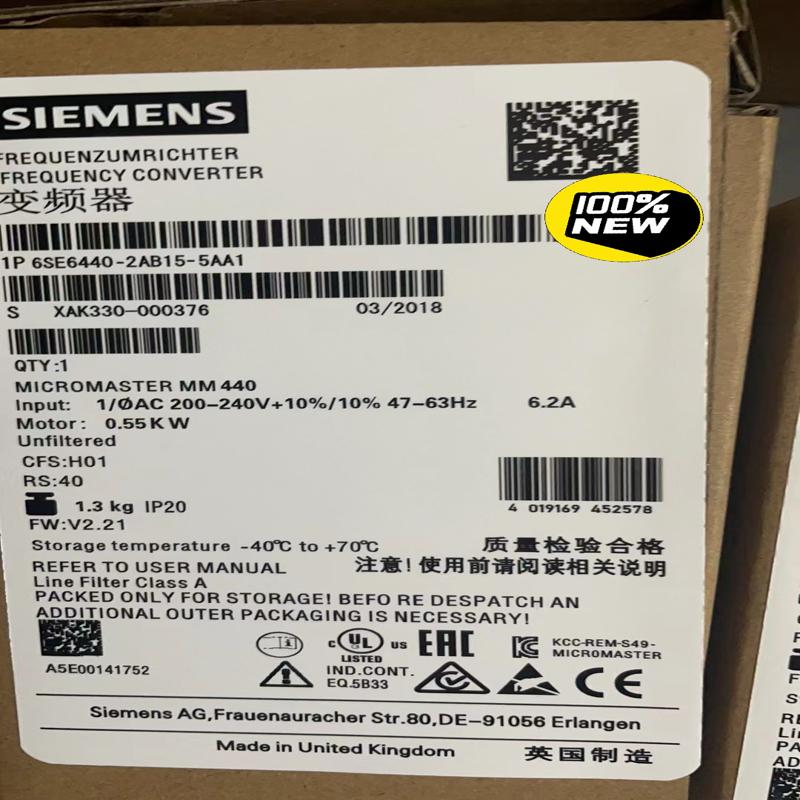 维修检查6SE6440-2AB15-5AA1西门子全新MM4