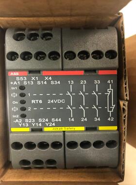维修检查全新现货ABB安全继电器RT6 24VDC，现货议价