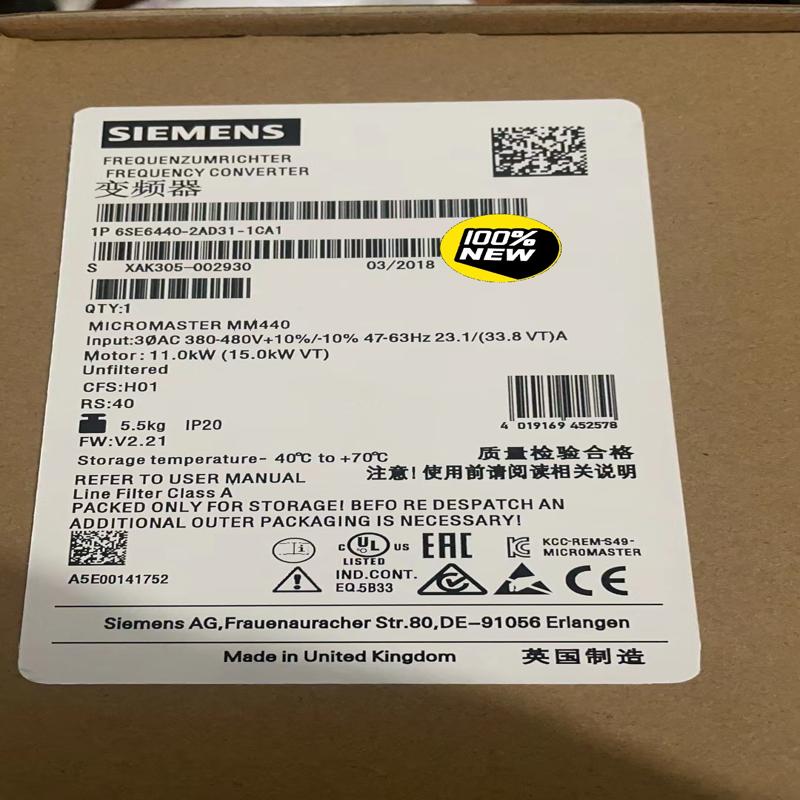 维修检查6SE6440-2AD31-1CA1全新西门子M议价
