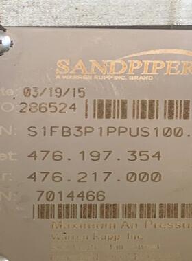 维修检查SANDPIPER胜佰德S1FB3P气动隔膜泵议价