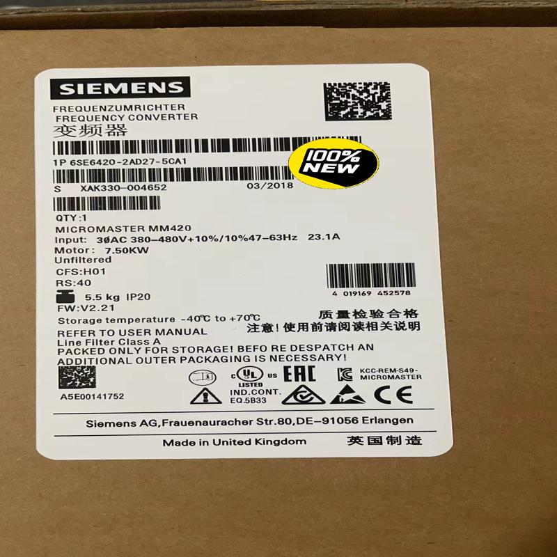 维修检查6SE6420-2AD27-5CA1西门子全新M议价