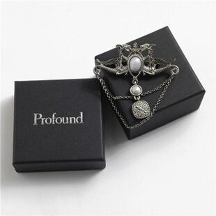 纽约潮牌Profound Foundation支线 双头龙 情侣配饰 嘻哈街头胸针