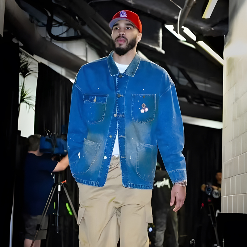 Profound Foundation支线 复古做旧四袋工装风牛仔夹克塔图姆上身