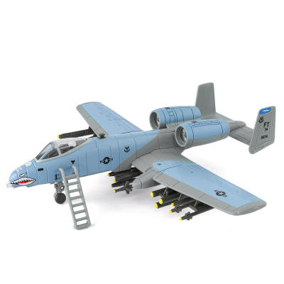 盒装铠威1:72 A-10疣猪攻击机仿真合金灯光音效飞机模型儿童玩具