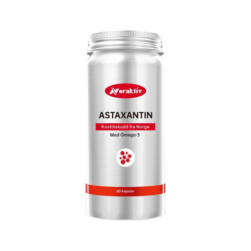 挪威Noraktiv进口天然虾青素鱼油软胶囊口服雨生红球藻精华素原装