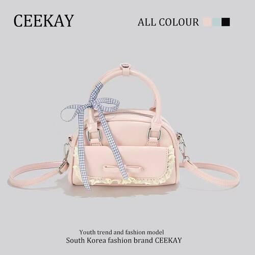 CEEKAY正品小众保龄球枕头包高级感小包包女2025新款波士顿斜挎包