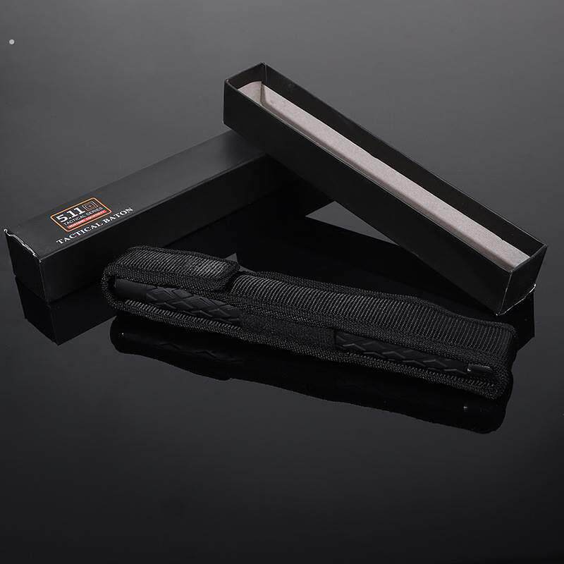 德国机械快拔棍套战术车载防身武器用品甩辊伸缩甩棍摔棍子手电筒