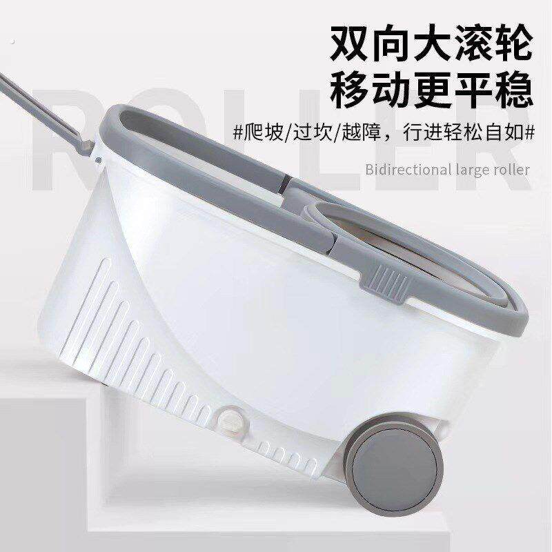 地拖自动脱水拖把懒人神器免手洗墩布桶旋转家用拖地甩干一拖拖把