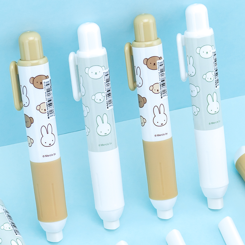 晨光小胖丁按动橡皮擦笔式造型