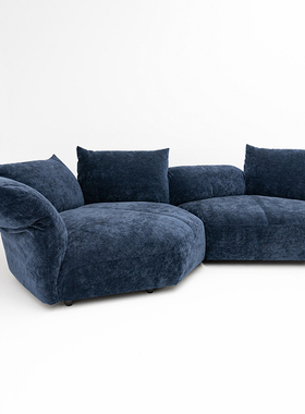 现代轻奢Edra花瓣沙发意奢极简布艺弧形沙发网红大小户型新款沙发