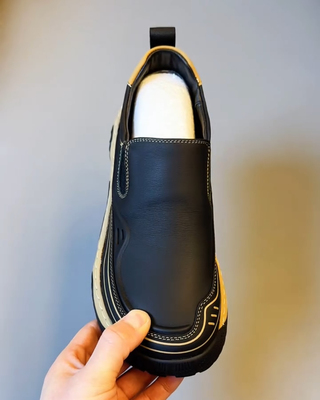 55231欧洲站春季新款低帮纯皮男鞋超轻一脚蹬男款平底休闲皮鞋