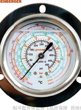 ROTHENBERGER/罗森博格埋入式高低压充油压力表-1～18/-1～38bar