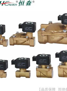 HengSen/恒森直动式制冷用水电磁阀DCF-SZ-8 10 15 20 25
