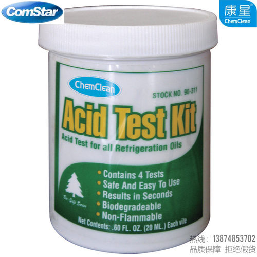 ComStar/ChemClean/康星Acid Test Kit冷冻油酸性测试包90-311