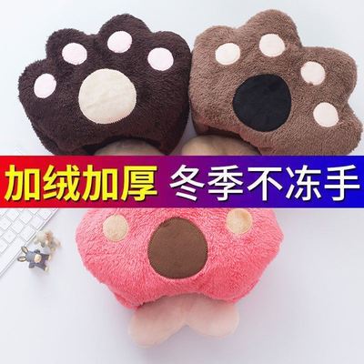 加热鼠标垫小号电脑usb保暖可爱卡通鼠标垫冬天暖手冬季加厚电热