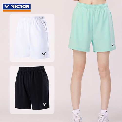 victor女款运动短裤透气速干