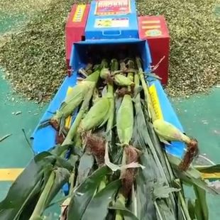 380V牛羊养殖可带玉米秸秆碎草干湿粗细可调 4.5吨铡草揉丝机220V