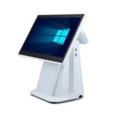 .跨境156寸餐收饮外卖收银机点餐机双触摸屏单屏智能S16E 白银一