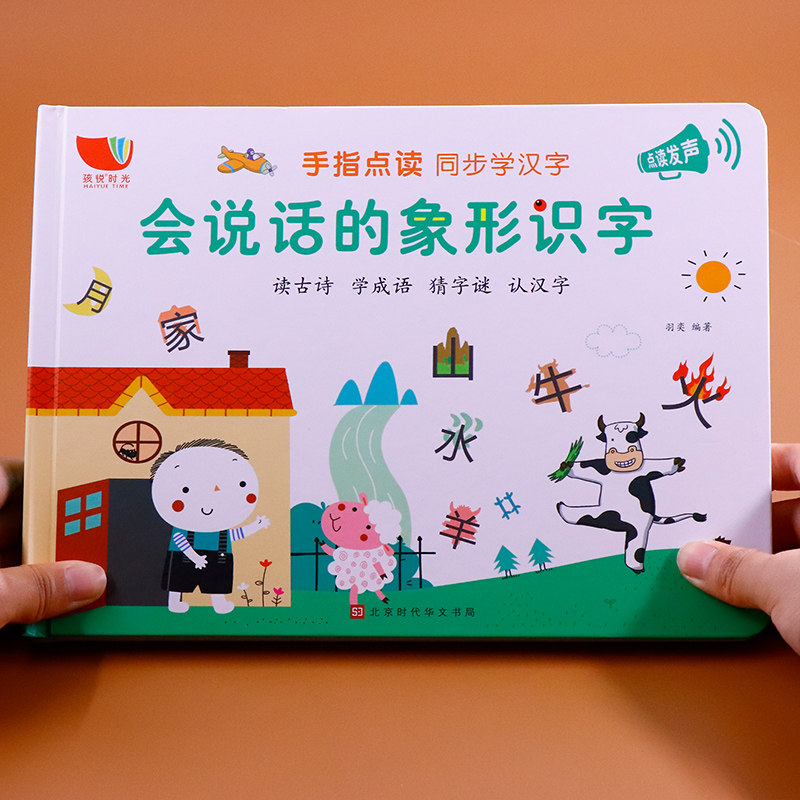 儿童识字卡片3000早教启蒙幼儿园认字书笔神器有声挂图教具点读书