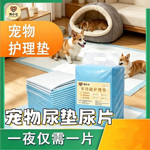 宠物尿垫尿片厕所除臭吸水加厚防漏锁水大码免洗隔尿垫一次性尿布