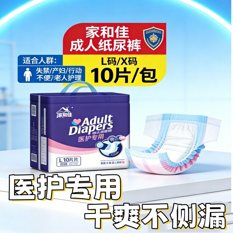 【实体店同款】老人防漏纸尿裤L码家和佳偏瘫术后护理超吸收可兜,孕妇装/孕产妇用品/营养,看护垫/一次性床垫,淘宝优惠券,粉丝福利购,淘宝优惠卷
