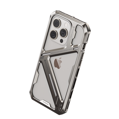 镂空钛合金苹果手机壳高级感