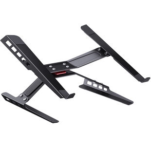 利乐普碳素钢笔记本电脑支架游戏本托架桌面增高支撑架可调节转轴悬空散热底座适用MacBook Pro外星人等