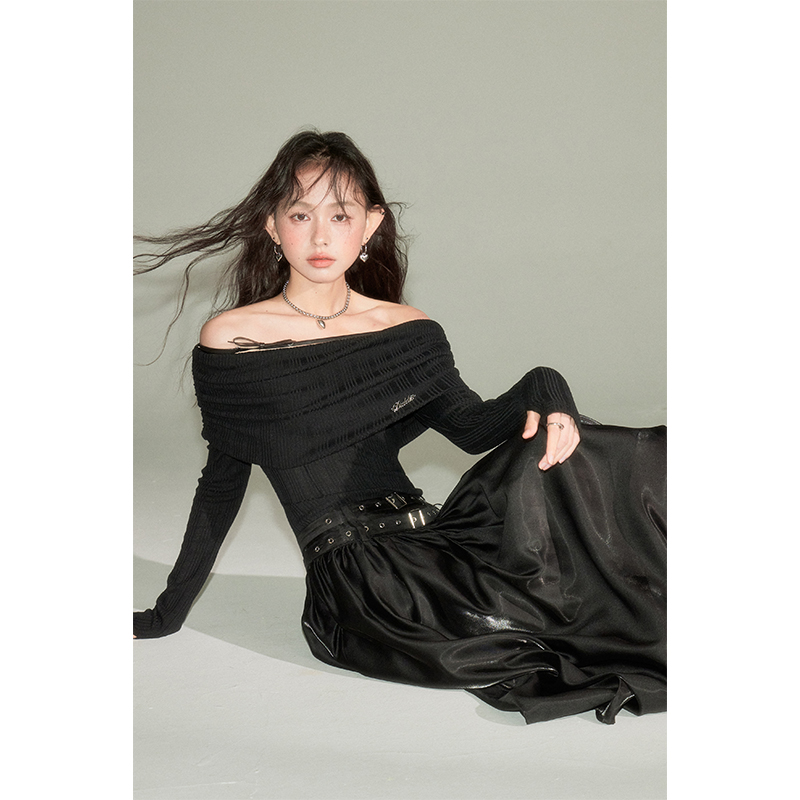 一字肩原创设计DIDDIMODA