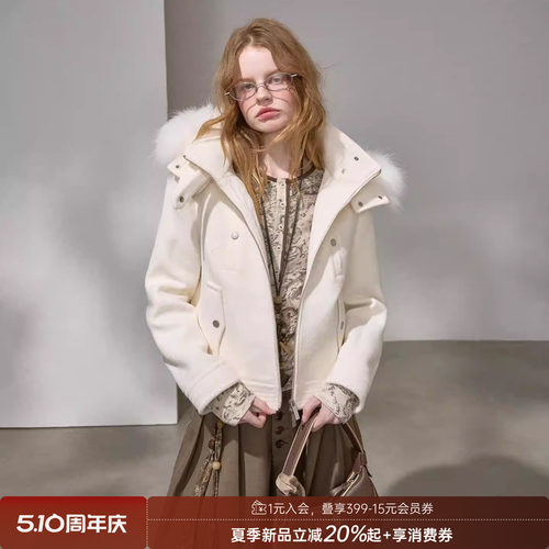 DIDDIMODA 连帽毛呢外套/呢大衣/裤子
