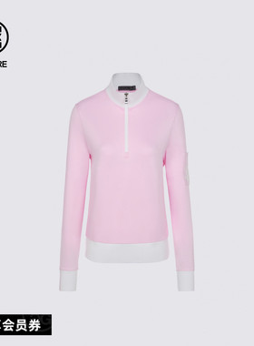G/FORE吉福官方秋冬女士高尔夫服装HALFZIP T-SHIRT套头衫