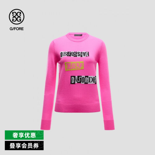 G/FORE吉福官方早春女士高尔夫服装SWEATER套头衫
