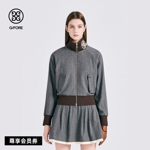 GFORE吉福官方秋季新品女士高尔夫服饰BOMBER JACKET夹克外套