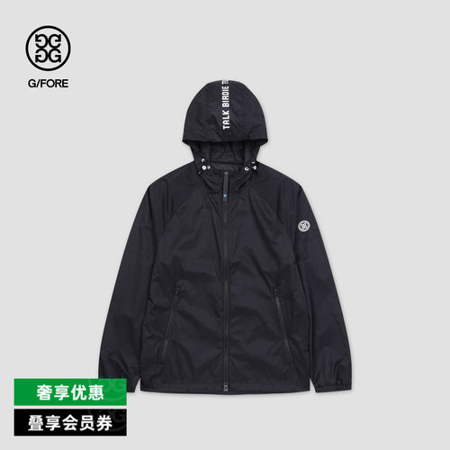 G/FORE男款防风衣连帽