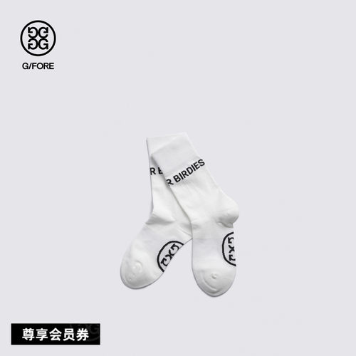 G/FORE吉福官方春夏新品PRAY FOR BIRDIES LOGO SOCK女士运动袜