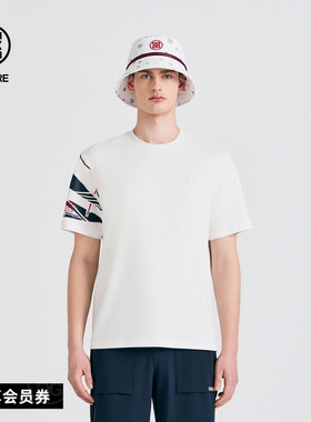 G/FORE吉福官方春夏新品男士高尔夫服装COLOURBLOCK针织T恤衫