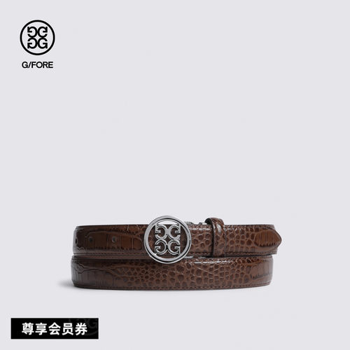 G/FORE吉福官方早秋新品EXOTIC SKIN BELT女士腰带