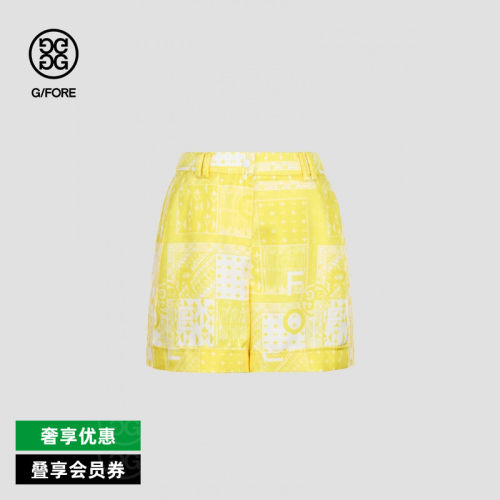 G/FORE吉福官方春夏女士高尔夫服装SILKY SHORTS短裤