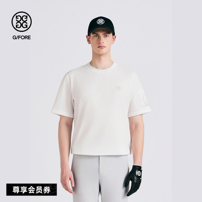 G/FORE吉福官方春夏新品男士高尔夫服装HYBRID ROUND短袖T恤衫