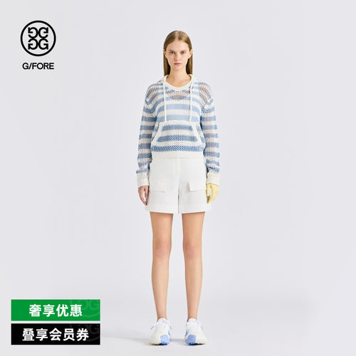 G/FORE吉福官方春夏女士高尔夫服装圆领毛衣