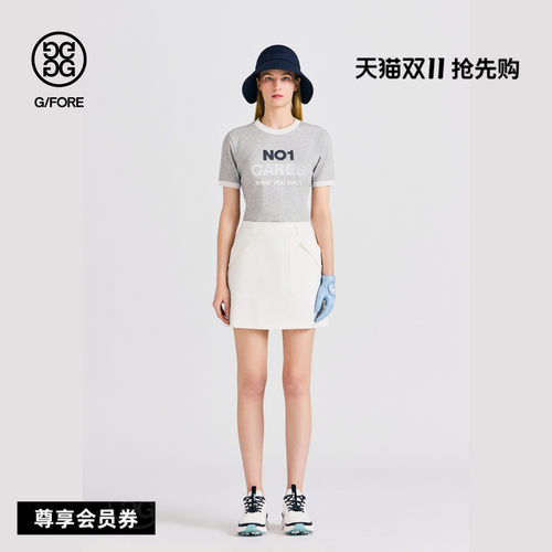 G/FORE吉福官方春夏新品女士高尔夫服装A-LINE SKORT凉感A字短裙