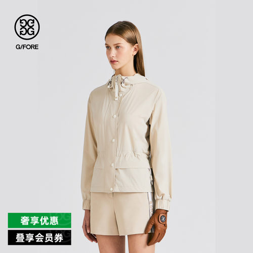 G/FORE吉福官方秋冬女士高尔夫服装HOODIE连帽外套