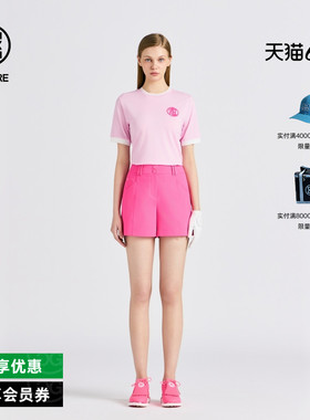 G/FORE吉福官方秋冬女士高尔夫服装CREWNECK短袖T恤衫