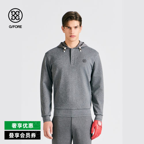 G/FORE吉福官方秋冬男士高尔夫服装HOODED MIDDLER连帽衫