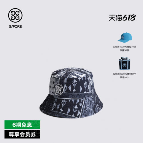 G/FORE吉福官方春夏新品BANDANA HAT渔夫帽